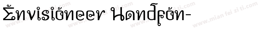 Envisioneer Handfon字体转换